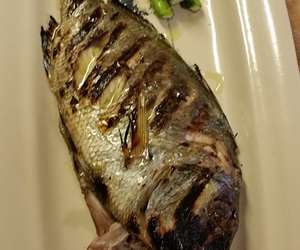 Grilled whole fish