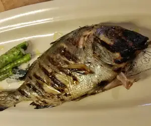 Grilled whole fish