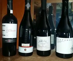 Greek red wine