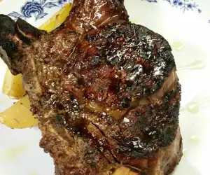 Veal chop