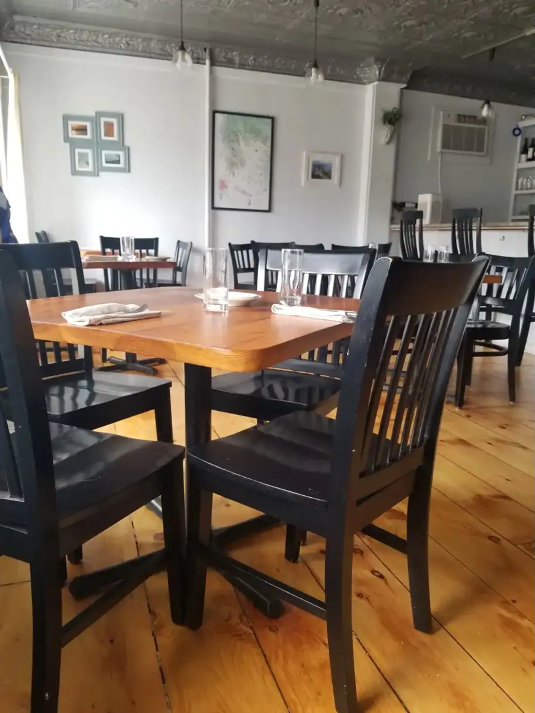 Dining room at Taverna Khione.