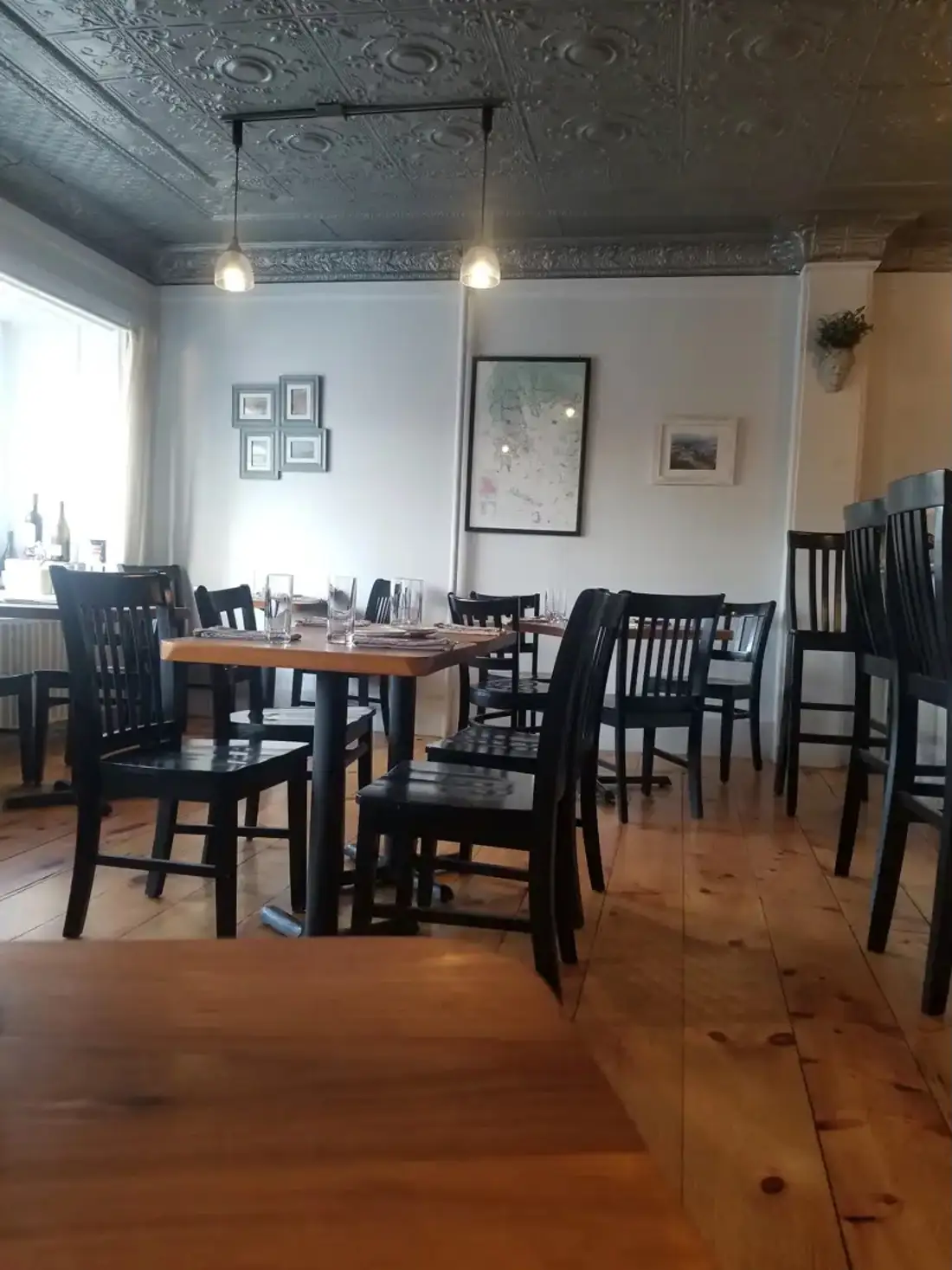 Dining room at Taverna Khione.