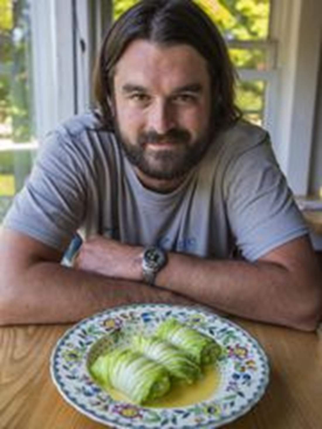 Chef Marc and stuffed cabbage