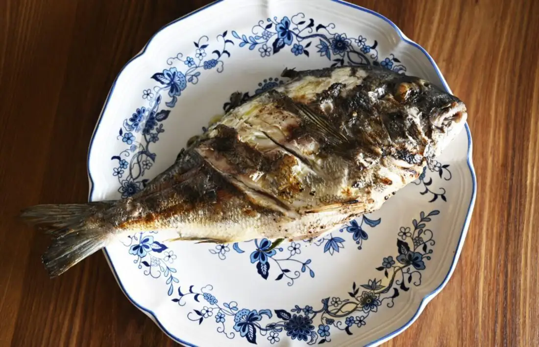 Grilled whole fish
