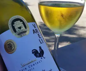 Delicious Greek skin contact wine. 