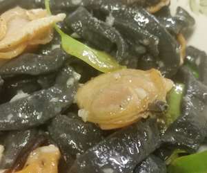 Squid ink pasta