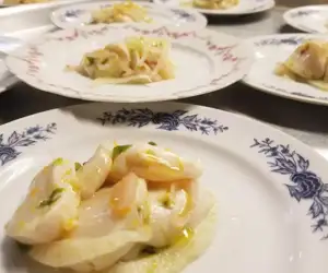seafood entree for a wine dinner event